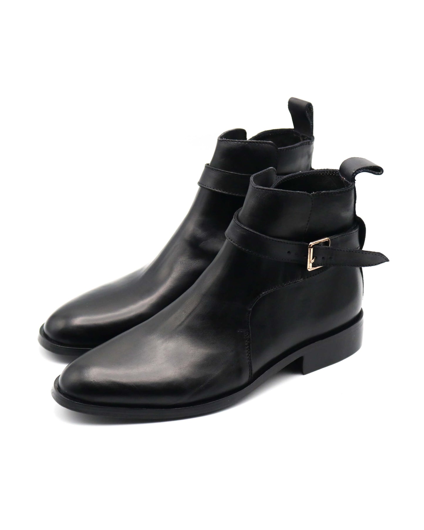 Chelsea Buckle Ankle Boots