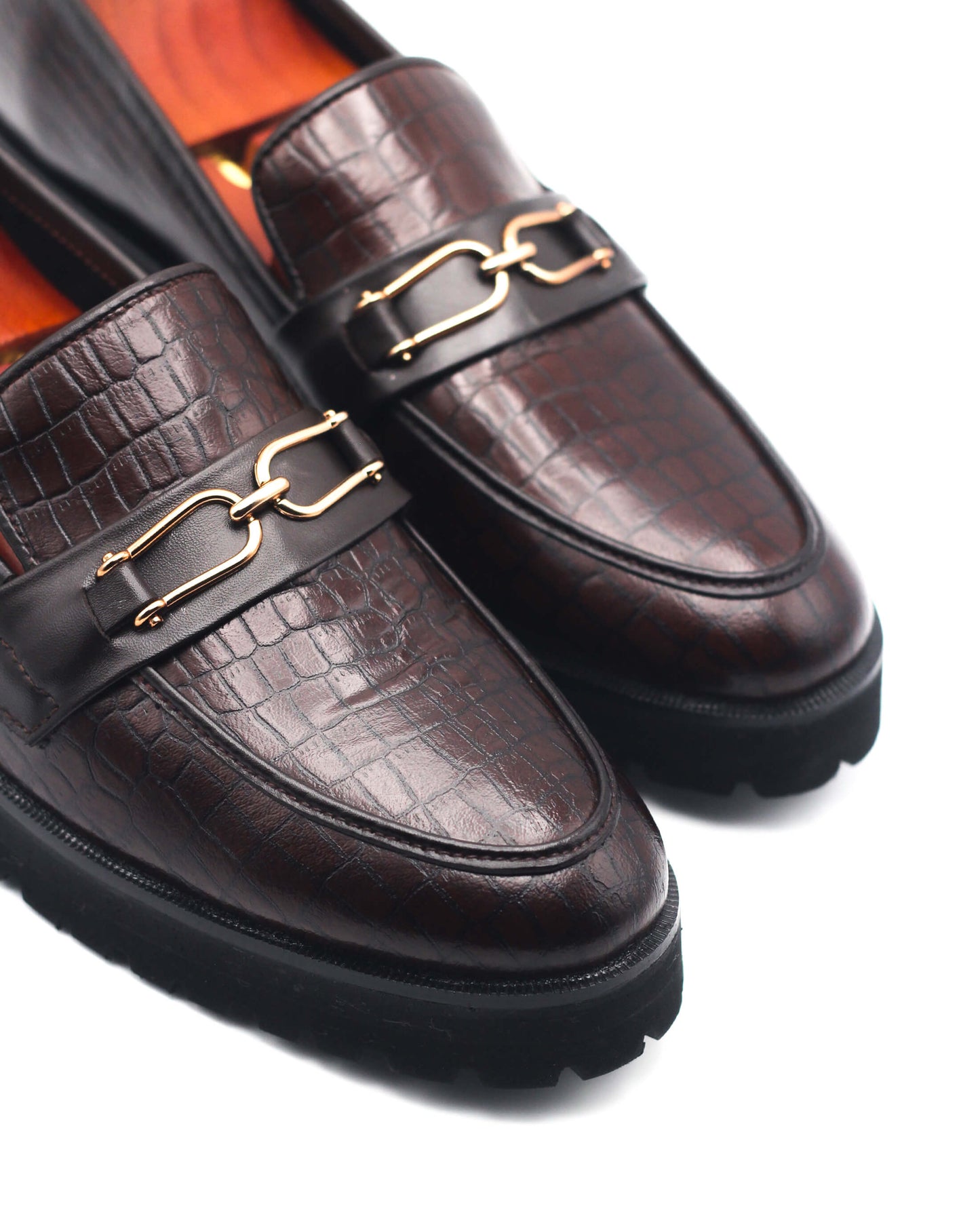 Chunky Brown Loafers