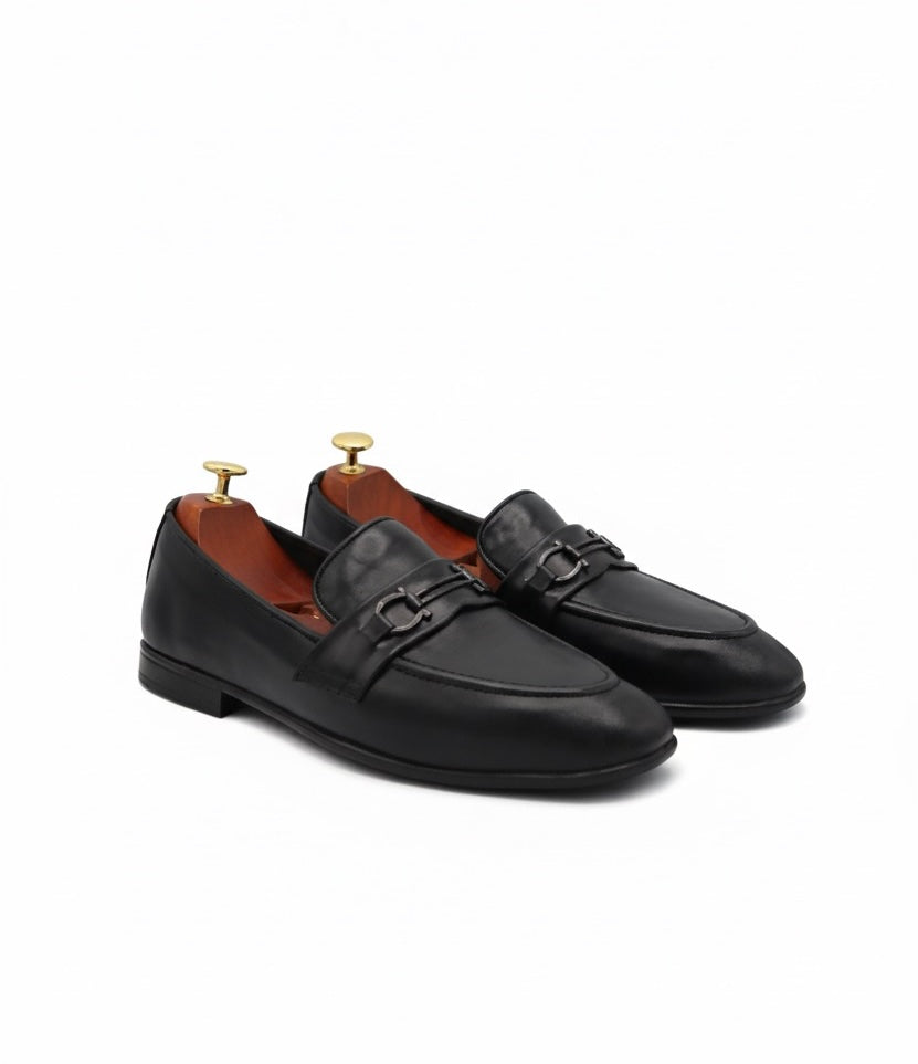 Monarch Black Loafers