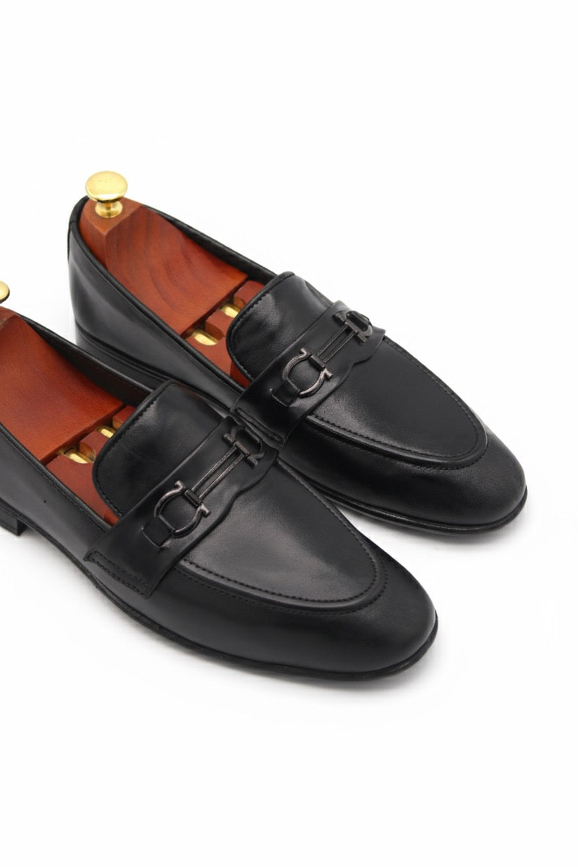 Monarch Black Loafers